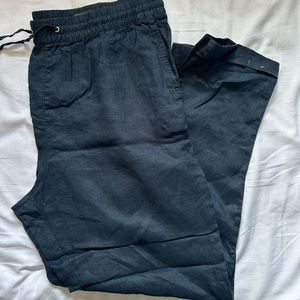 H&M- Linen Blend Pants